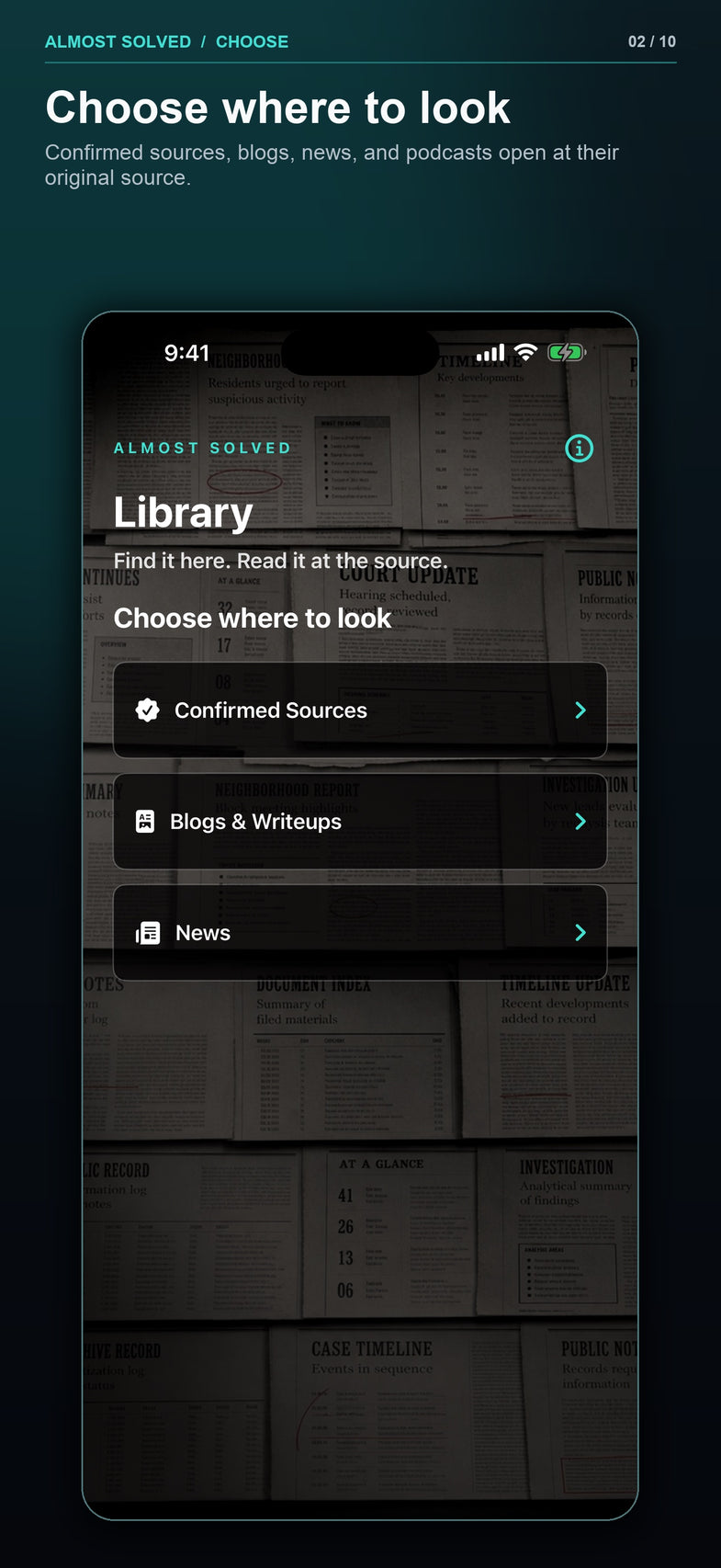 Build 33 screenshot 2 of 10 showing research destination choices